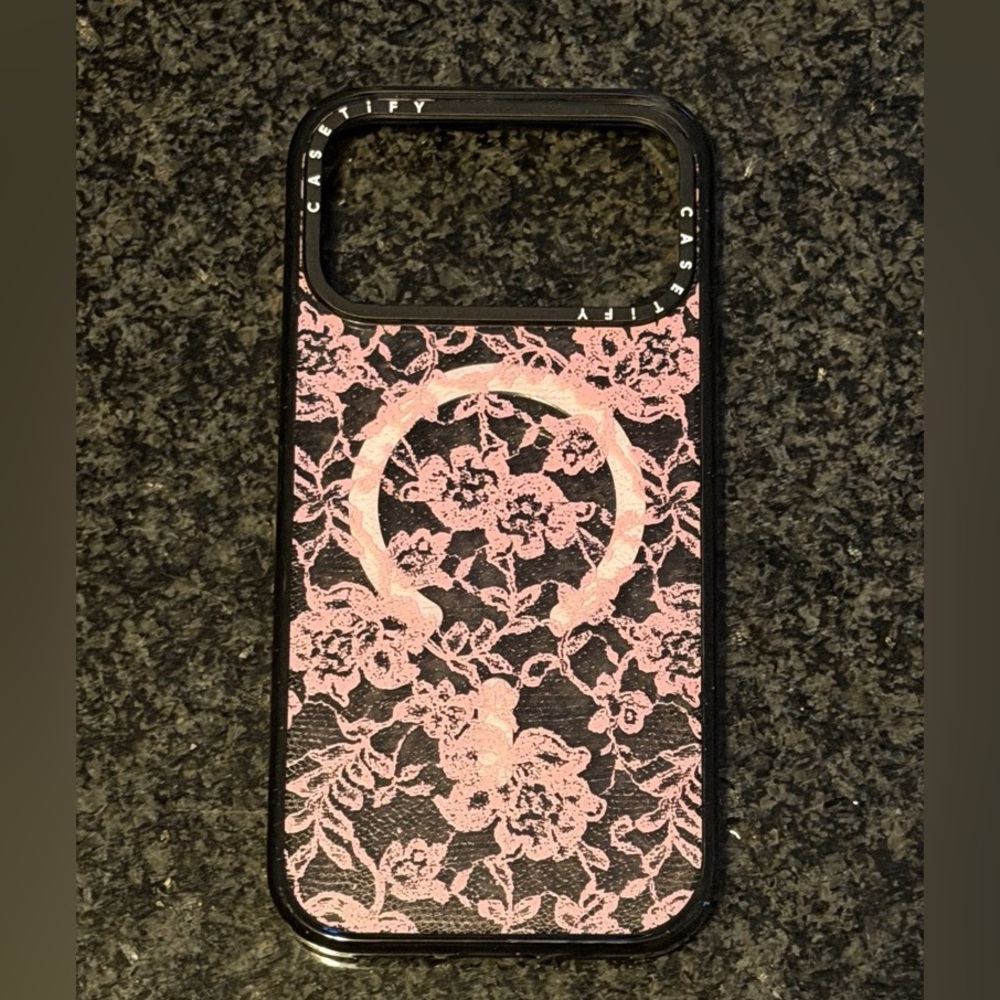 New Casetify Sheer dress pink iPhone 17 pro max magsafe